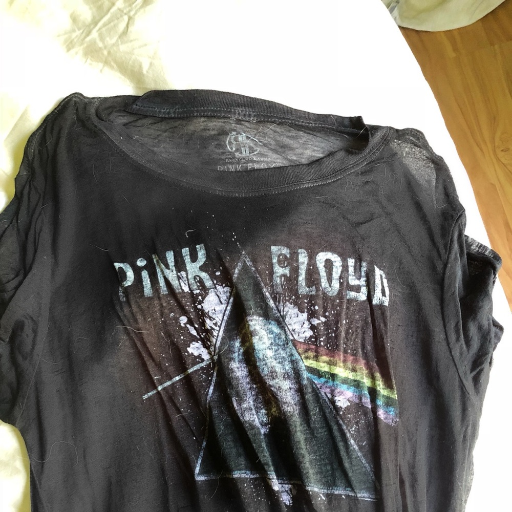 Super cute Pink Floyd Henley band tee